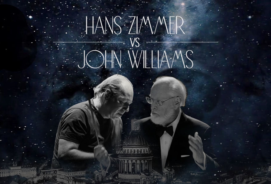 Музыкальное полнокупольное шоу «Ханс Циммер VS Джон Уильямс». Рояль и орган в темноте 