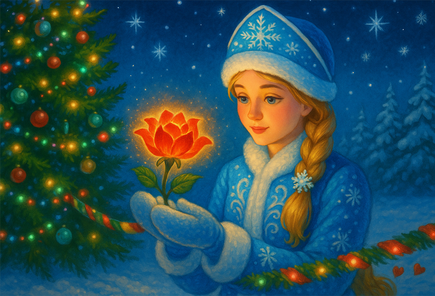 Новогоднее представление "Аленький цветочек"