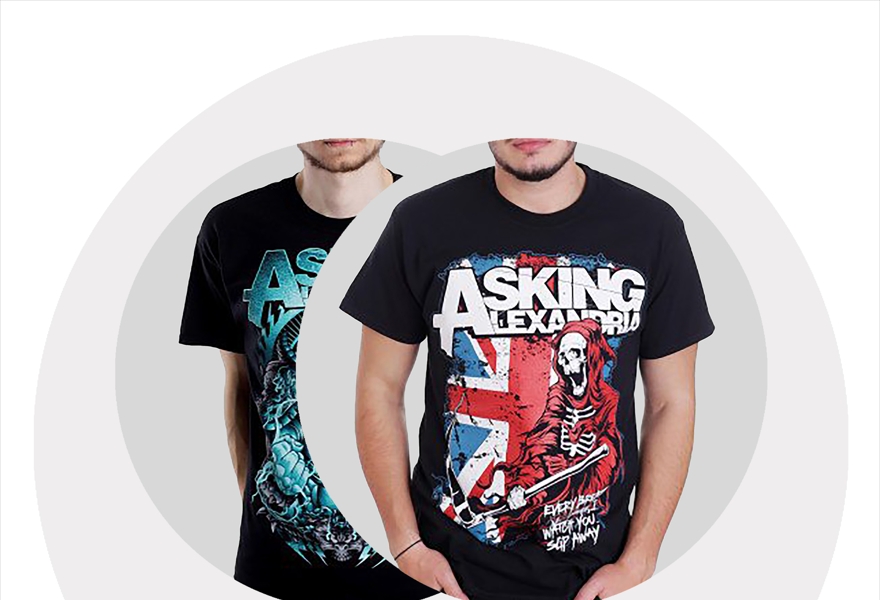 Asking Alexandria / Две любые футболки