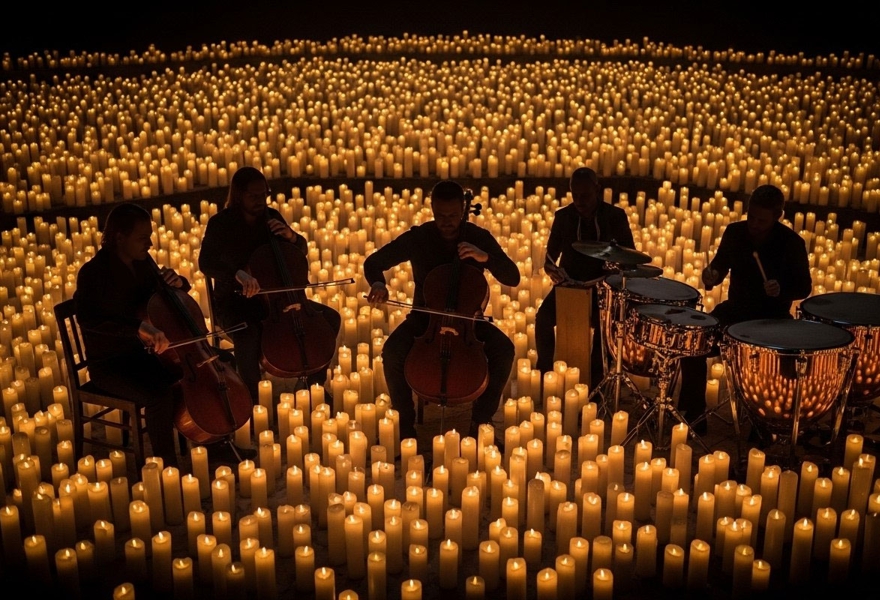 Симфония AC/DC при свечах