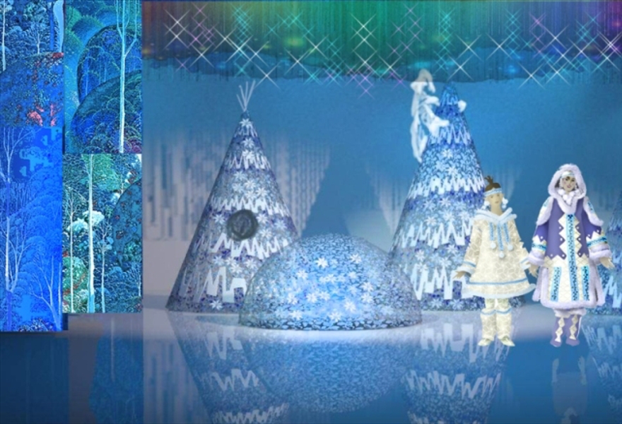 Маленькая метелица + Встреча с Дедом Морозом и Снегурочкой