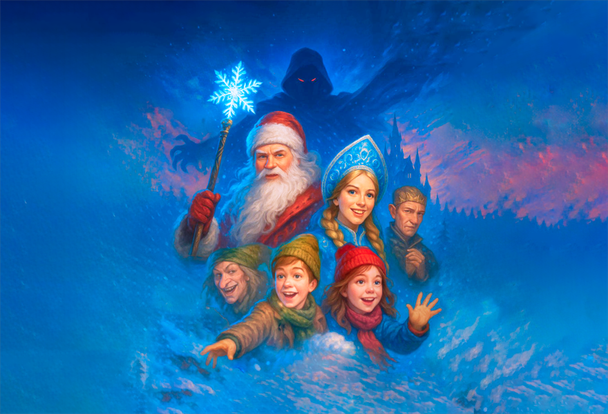 Новогоднее представление "Волшебная школа Деда Мороза"