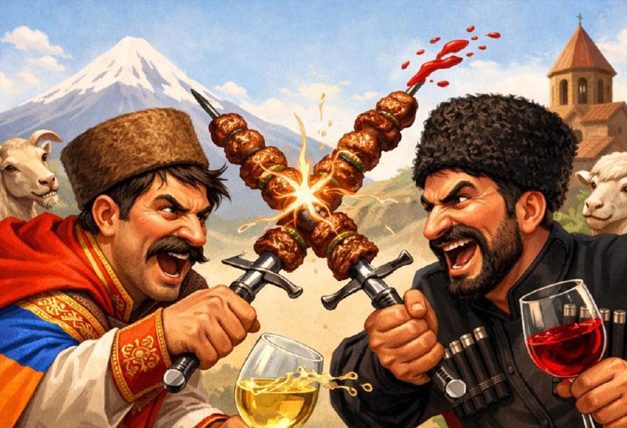 Слепая дегустация: «Армения  против Грузии »