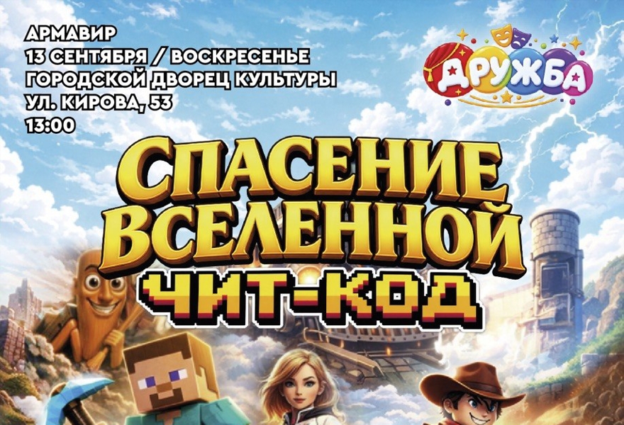 Армавир. Спасение Вселенной Чит-Код 13:00
