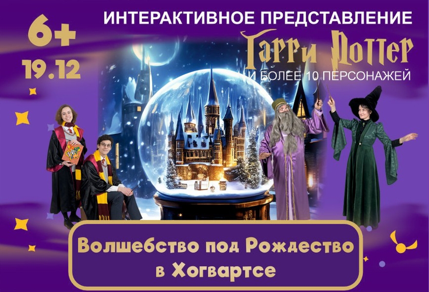 Представление "Волшебство под Рождество в Хогвартсе"