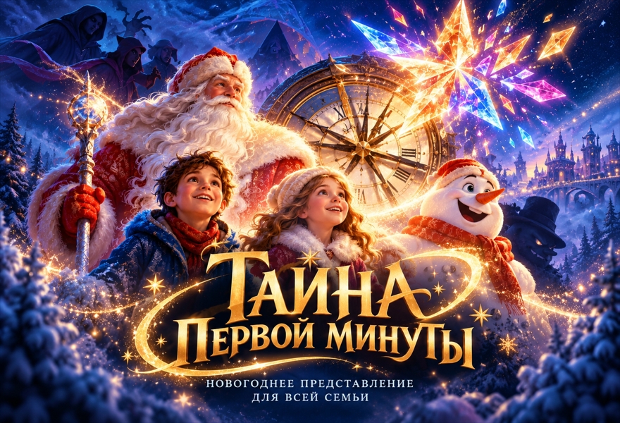 Новогоднее представление "Тайна первой минуты"