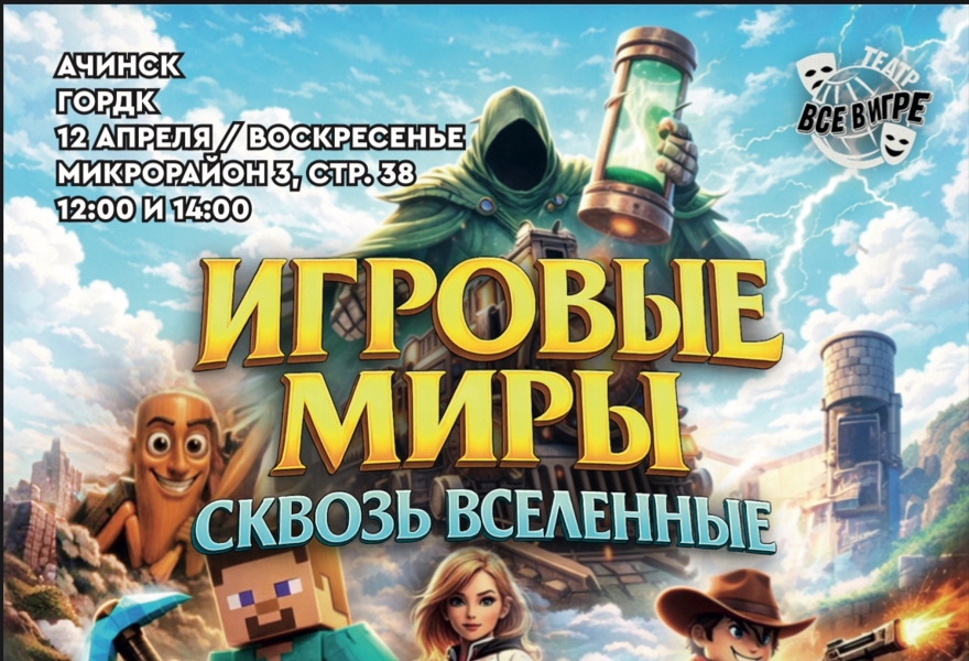 Ачинск. Игровые миры-сквозь вселенные 12:00