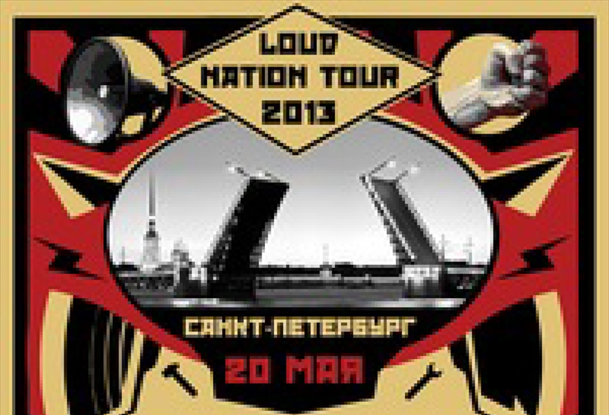 Loud Nation Tour 2013: Autoscan, Equal Minds Theory, Cosmonauts Day, Tombstone Piledriver