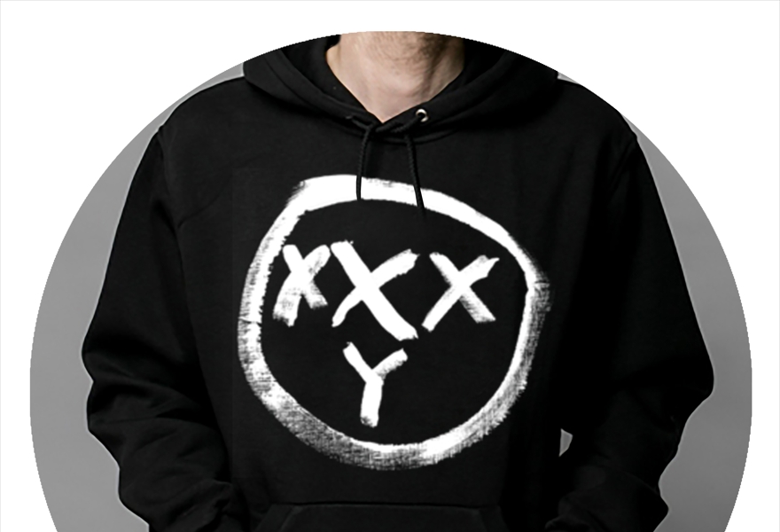 OXXXYMIRON / Худи "CLASSIC OXXXY LOGO" чёрное с карманами