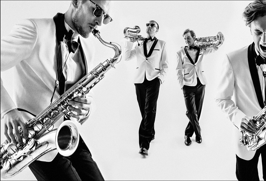 "2x2 Saxophone Quartet" на сцене «White Night» 
