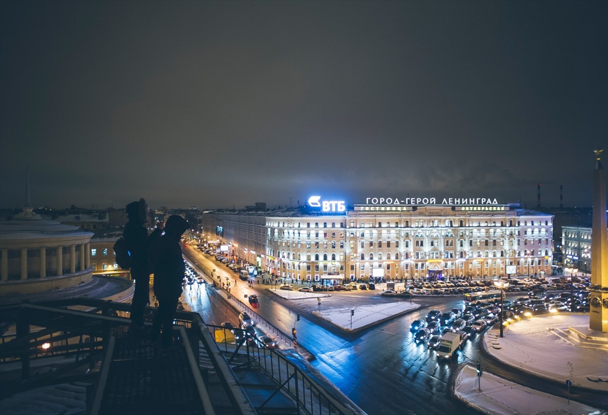 Экскурсия на крыши Петербурга и в подземный лабиринт