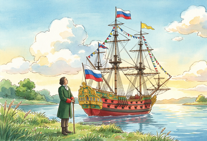 Информационный час «От первых кораблей до морского щита страны»