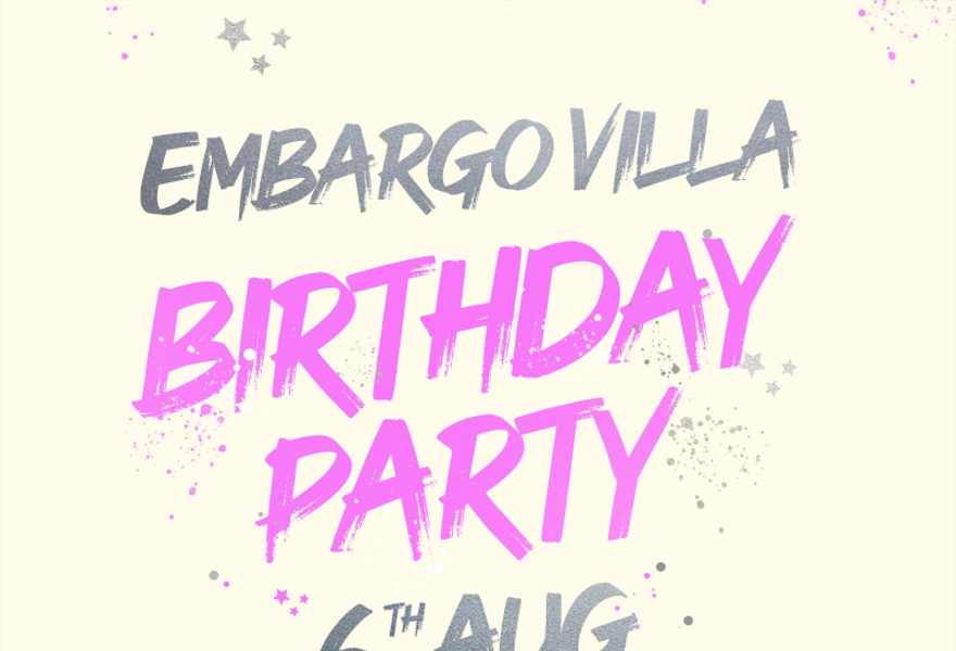 EMBARGO VILLA BIRTHDAY 
