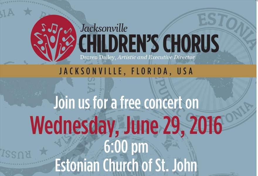 Хоровой концерт Jacksonville Children's Chorus (США)