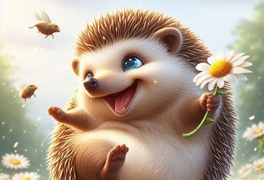 1.1 Любопытный ёжик