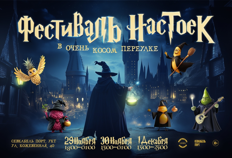 29.11-01.12 | ФЕСТИВАЛЬ НАСТОЕК X СЕВКАБЕЛЬ ПОРТ