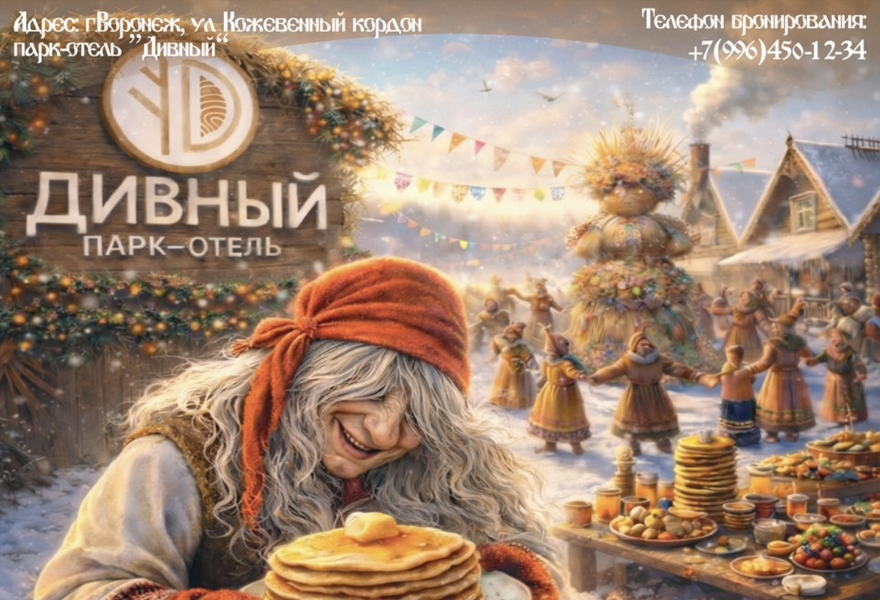 МАСЛЕНИЦА В ДИВНОМ (Левый берег Воронежа )