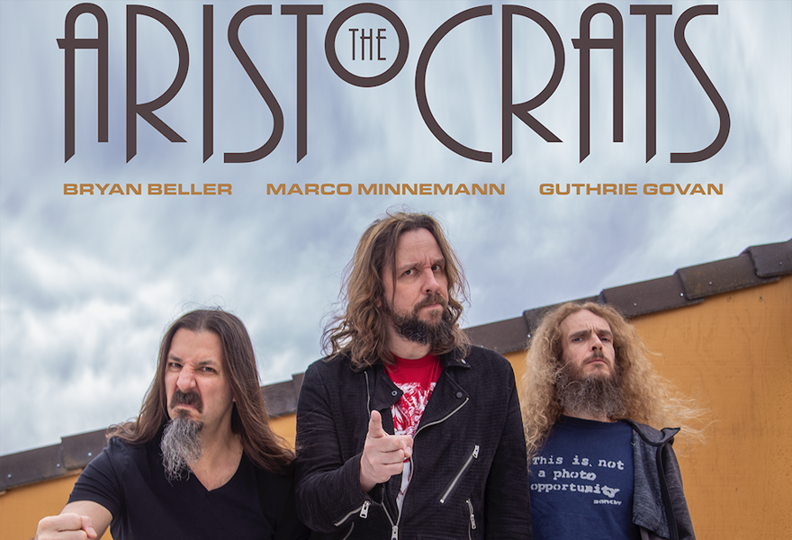 The Aristocrats (Guthrie Govan, Marco Minnemann, Bryan Beller) презентация альбома.